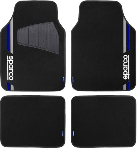 SPARCO Alfombra MOQUETA Corsa Azul