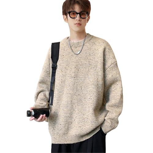 Men's Sweater Round Neck Knit Pullover Warm Casual Long Sleeve Autumn Winter Top for Men2