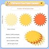 Amazon.com: MixTeach 120 Pieces Sun Cutouts 4 Inch Paper Sun Shape ...