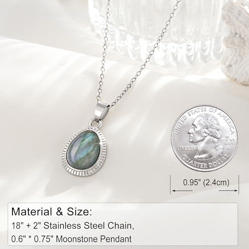 Tarsus TAR-628-MOONSTONE-DAUGHTER Daughter Gifts From Mom Dad To My Daughter Necklace Moonstone Jewelry Christmas Birthday Gifts thumb #4