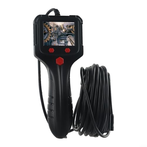 Boroscopio industrial HD con pantalla IPS de 2.4 pulgadas, sonda impermeable IP67 de 8 mm, más de 5 luces LED, resolución de 1280 x 1080, opciones de cable de 2 a 15 m, para tubería, SE (10 m)