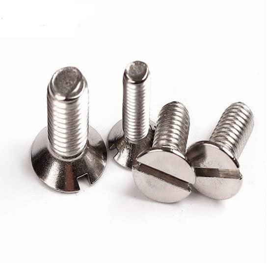Image of Rely⇒VP INDUSTRIES (Pcs-25) 1 /4 inchx3 /4 inch inch CSK Minus Slotted Head Screw Stailness Steel 304 | Countersunk Head Screws,Fully Thread,Machine Thread