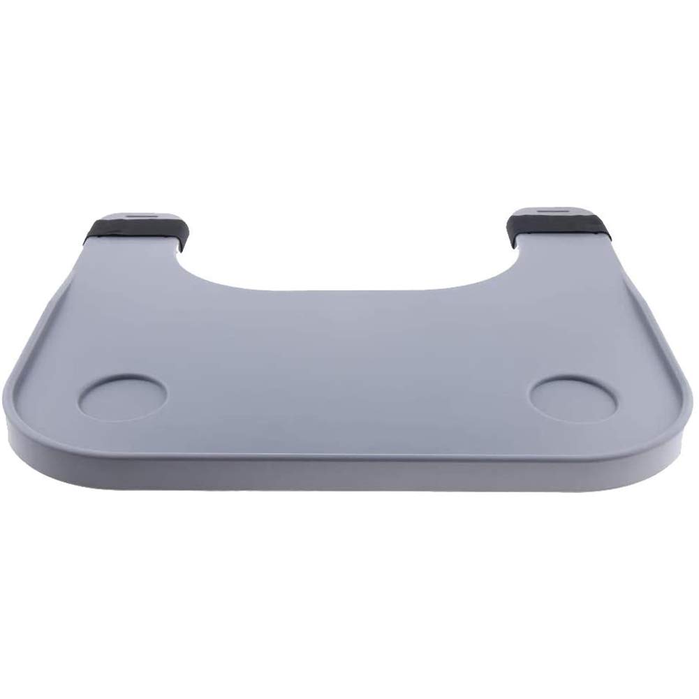 ArinkO Tavolino Universale per Sedia a rotelle con portabicchieri - Grigio, Ideale per Persone disabili per Leggere, Mangiare, riposare e Fare Artigianato