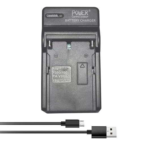 Power-connoisseur �Ή� �݊�USB�[�d�� - 4.2V�A800mAh NP-F750/F770�K�p �J�����݊��[�d��yPSE�F�؍ς݁z2026DA