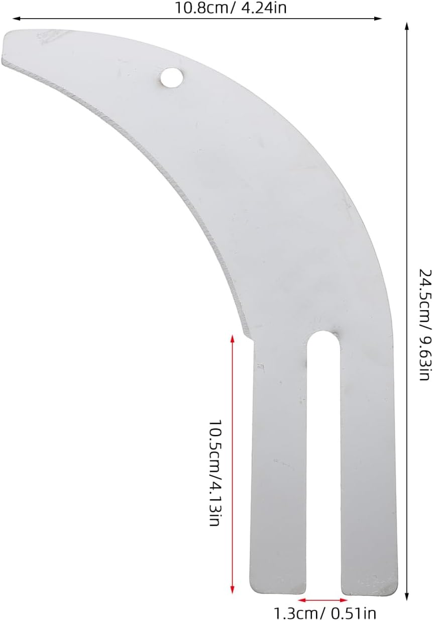 Table Saw Riving Knife Replacement Chrome Plated Steel Splitter Blade with Anti-kickback Feature, 2.5mm Thick Universal Compatibility for Wood Cutting in Professional Workshops