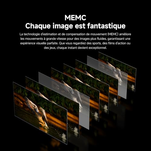 Xiaomi TV F 43 109 cm 43 Pouces 4K UHD Smart TV Fire OS8 Contrôle Vocal Alexa HDR10 MEMC 2Go+ Compatible avec Apple AirPlay - vue 5