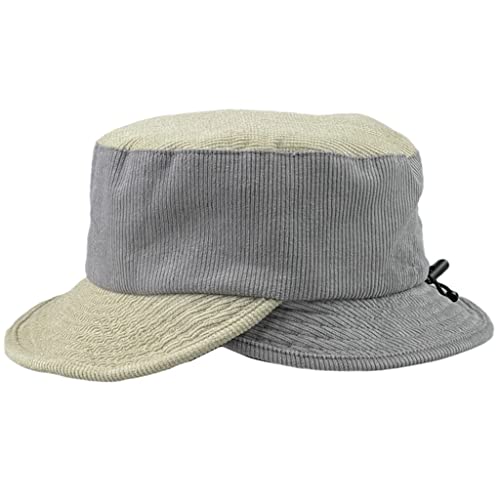 Chapeau pêcheur femme tendance bicolore bob en toile souple protection solaire douce