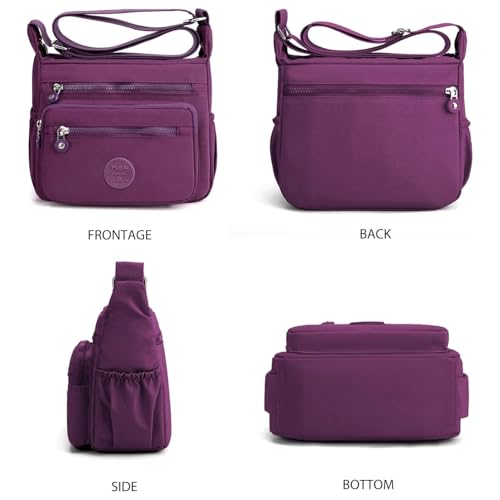 Image of MOCA Womens Nylon Crossbody Sling Bag for Women - Lightweight, Durable, Stylish Shoulder Bag for Teens, Women Office, Travel & Everyday Use