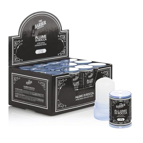 Allume di Rocca dopo Rasatura Barba Dispenser 12 Stick Barber