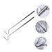 BESPORTBLE 2pcs Reptile Catchers Snake Grabber Tool for Handling of Snakes and Lizards Portable and Telescopic Reptile Hook for Outdoor Use