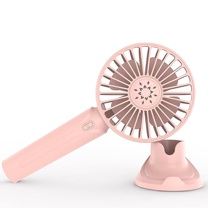 Generic Portable Fan Rechargeable, Mini USB High-Speed Fan for Face, Multicolour, Compact and Lightweight, USB Charging Fan for Travel and Home Use