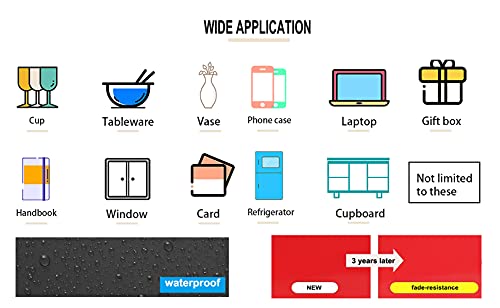 Heinaroman Gold Permanent Adhesive Vinyl Roll 12" X 5 Ft For Room Decor, Diy, Cutters, Signs, Decoration, Scrapbooking, Crafts, Cameo, Decal, Stickers (Gold) #TOP6