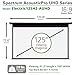 Elite Screens Spectrum AcousticPro UHD Swift-RC1, 125-INCH Motorized Projector Screen Sound Transparent Perforated Weave, ELECTRIC125H2-AUHD