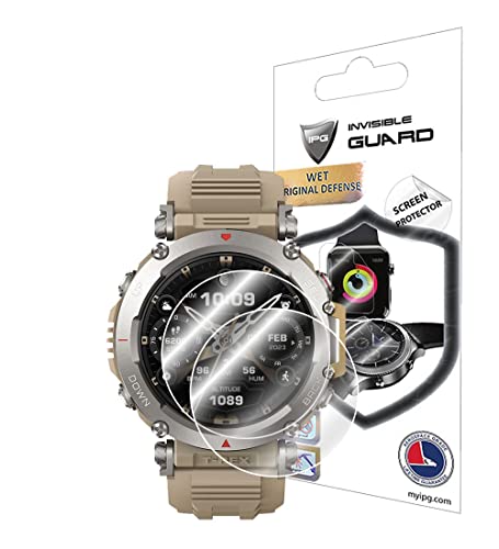 Protection Amazfit T-Rex Ultra film écran hydrogel anti-rayures transparent HD invisible