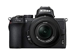 Nikon Z50 - Cámara DX Mirrorless, 11 FPS, Vídeo 4K...: Sistema AF híbrido (autofoco) es rápido, preciso y realmente suave Fotos adecuadamente enfocadas y vídeos 4K a su alcance para realizar creaciones Los puntos AF en el sensor cubren aproximadamente el 90% del fotograma de forma horizontal y vertical, ...