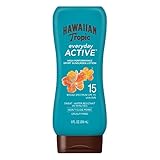 Hawaiian Tropic Island Sport Sunscreen Lotion, Ultra Light, High Performance Protection, SPF 15, 8 Ounces