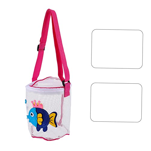 Amosfun 2 Peças Saco De Brinquedo Pegando Conchas Segurando Sacos Brinquedos De Praia Para 8-10 Saco