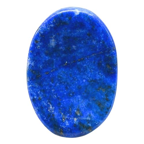Image of Certified Lapis Lazuli Crystal Thumb Worry Pebbles Stones for Stress Relief