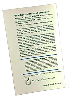 Paperback Blue Book of Medical Diagnosis (Saunders Blue Book Series) Book