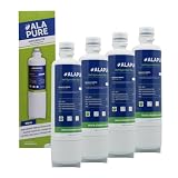 4x Alapure Wasserfilter, geeignet für Gaggenau 11032518 / RA450012 UltraClarity Pro