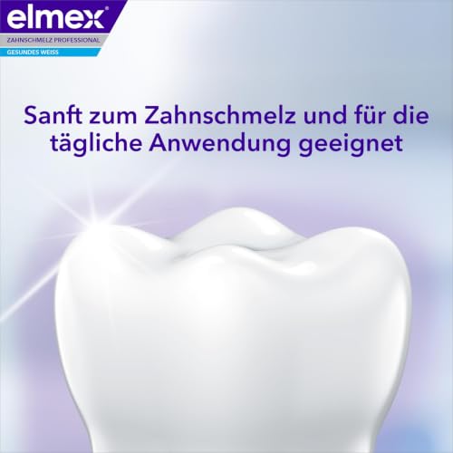 elmex Zahnpasta Weiss-Schmelz, für bis zu 3 Nuancen Weißere Zähne, 75 ml – Ansicht 4