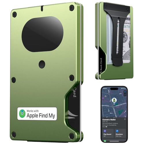 Image of Slim Wallet for Men, Air Wallet Build in Airtag Chip,123456