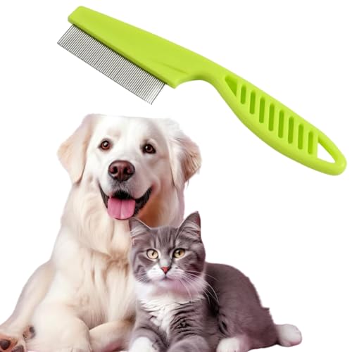 Image of Sage Square Pet Comb Thin Pin - Professional Grooming Tool for Dogs and Cats, Detangle, Smooth and Beautify Your Pet's Fur, Versatile, Ergonomic handle comfort, Effective knot removal