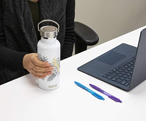 Mira Alpine Stainless Steel Vacuum Insulated Water Bottle With 2 Lids thumb #2