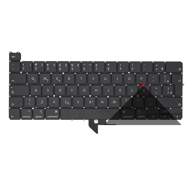 Clavier pour Ordinateur Portable Apple Pro Retina 13,3 A2251 BR de rechange