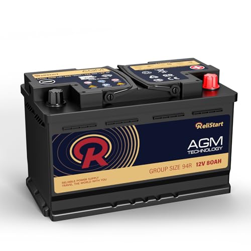AGM Battery Car Battery-12V 80AH H7 94R Automotive Battery, 12V