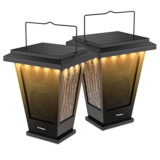 Best umbrella pole lights and speaker Pohopa Solar Powered Bluetooth Speakers