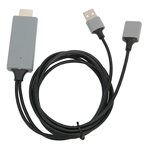 DDR 1Gbit HD Multimedia Interface Cable, HDTV Cable Adapter 1080P HD Multimedia Interface Cable Adapter for TV Display Projector (Black)