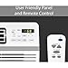 LG 8,000 BTU Window Air Conditioner, 115V, Cools 340 Sq.Ft. for Bedroom, Living Room, Apartment, Quiet Operation, Electronic Control with Remote, 3 Cooling & Fan Speeds, Auto Restart, White