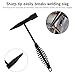 PENCK Black Welding Chipping Hammer, Slag Welder Hammer, Welding Cleaning Tool, Hand Tool with Coil Spring Handle, Shock-Dampening Steel Rust Removal