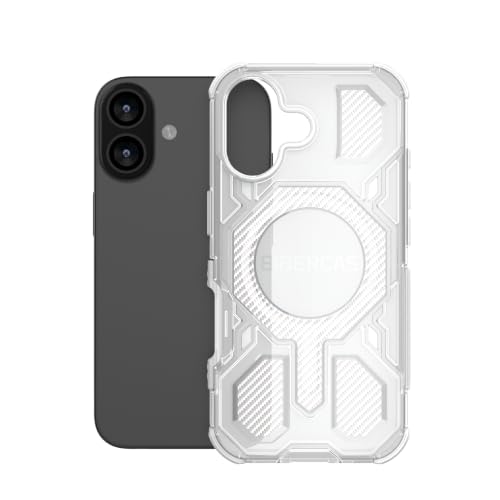 Image of MagPro Armor Grip Case for Apple iPhone 17 | Strong MagSafe Compatible Cover, Rugged Hybrid Protection, Hard PC Back, Soft TPU Bumper, Shockproof, Scratch Resistant | White