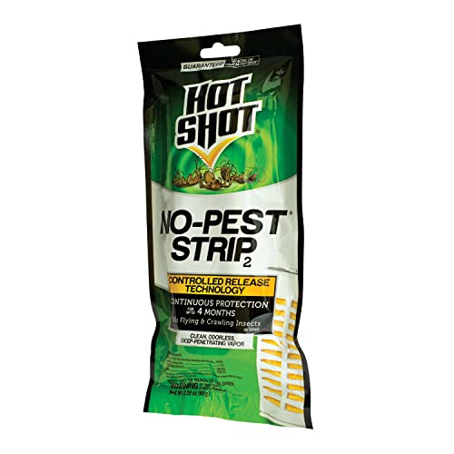 Hot Shot No-Pest Strip 2, Controlled Release Technology Kills Flying And Crawling Insects 2.29 Ounce (Value Pack Of 12) #TOP5