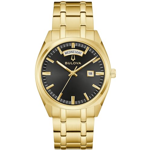 Montre pour homme Bulova 97C116 avec bracelet en acier inoxydable et mouvement quartz