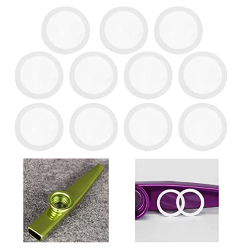Gcroet Kazoo flûte diaphragmes Transparent Membrane Bouche 18 mm Kazoo Parties Accessoires 10pcs Diaphragm Kazoo, Kazoo… - Les Beatles, Paul McCartney, John Lennon, RIngo Starr, George Harrison Gcroet Kazoo flûte diaphragmes Transparent Membrane Bouche 18 mm Kazoo Parties Accessoires 10pcs Diaphragm Kazoo, Kazoo… – Image 5