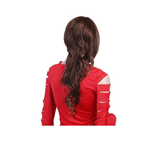 Preisvergleich Produktbild Lange lockige Perücke für Frauen Hitzebeständige Fibe