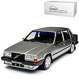 Aus Resin mit Plastikteilen Volvo 740 Turbo Limousine Silber Grün 1984-1992 Nr 263 1/18 Otto Modell Auto