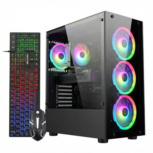STGAubron Gaming PC Desktop Computer, Intel Core i7-6700 up to 4.0G, GeForce RTX 2060S 8G, 32GB...