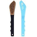 Boar Hair Rock Climbing Brush with Ergonomic Handle, Bouldering Boulder Brush as Durable Cleaning Tool for...