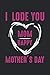 I lode you, notebook: Nice gift idea for Mother's Day, birthday, Christmas and Easter. Ideal for the best mother in the world.