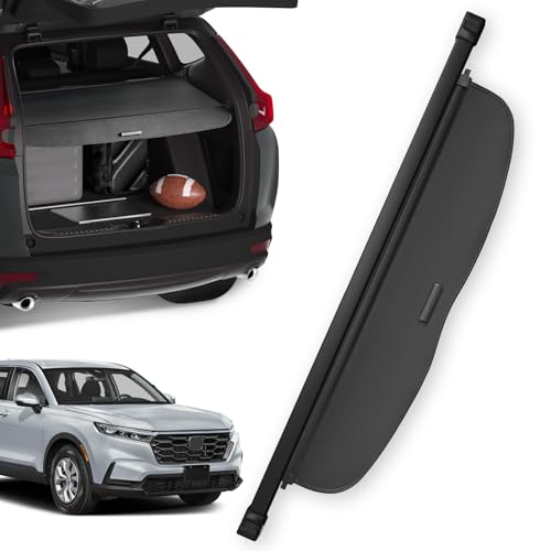 Blycorul Retractable Cargo Cover for Honda CRV 2023-2025 2026 - Leather Trunk Cover Car Accessories Anti-Peeping Luggage Privacy Shield for CR-V 2023 2024 2025 2026 Cargo Cover