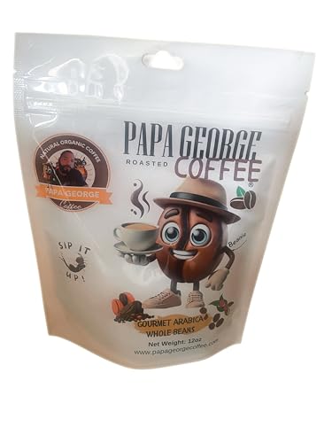 Papa George Gourmet Café Arábica en Grano 12 oz miniatura 1