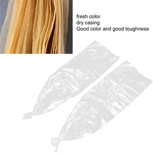 Topincn Sausage Casing, 20 Pcs Edible Drying Flavorous Homemade Sausages Ham Casing, Household Sausage Making Casings Kitchen Accessories #TOP4