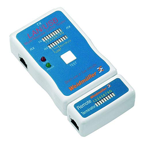 Comprobador cable lan usb Weidmuller localice cortes de red sin cambiar cables 5