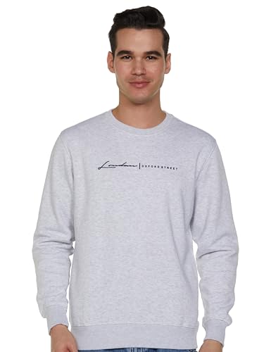 Image of Qube By Fort Collins Men's Cotton Crew Neck Sweatshirt