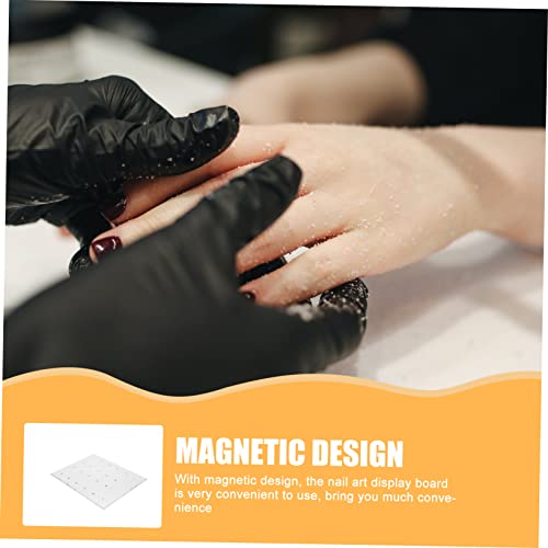 Beavorty Placa De Exibição De Unhas Pegboard Acessórios Ferramentas Ferramenta De Conjunto De Unhas