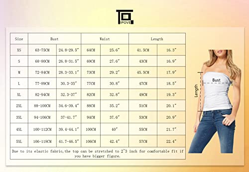 TAIPOVE Women's Tube Top Cotton Strapless Camisole Crop Length Sexy Cute Summer Shirts 3 Packs - Image 3